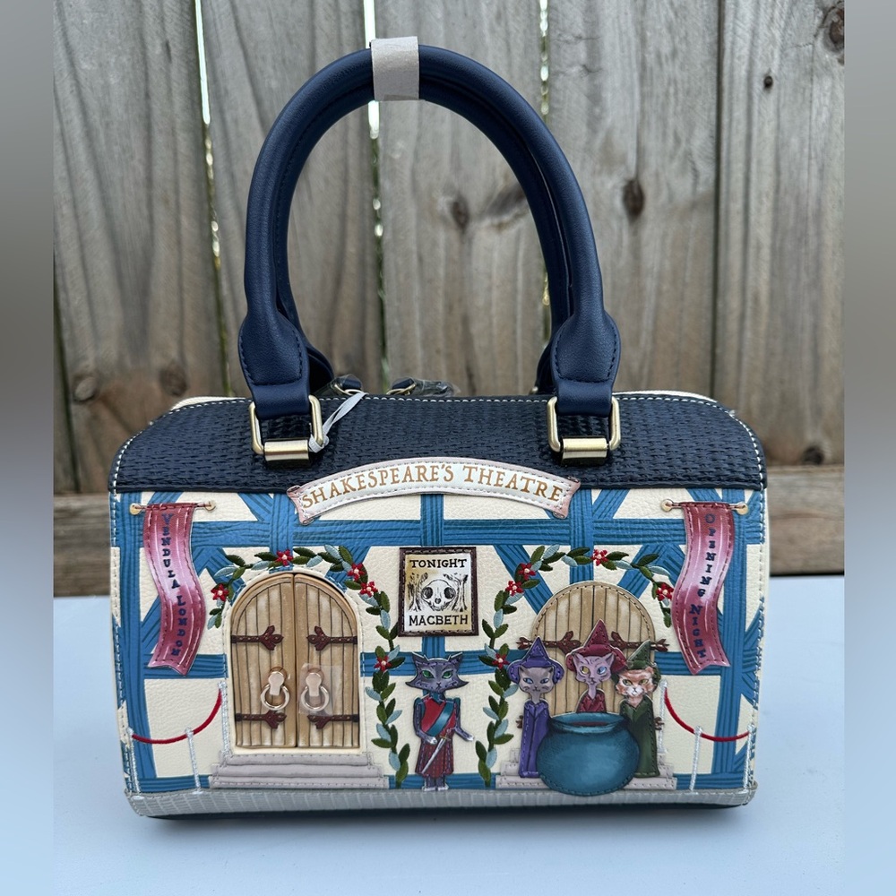 Vendula London Shakespeare’s Theatre Macbeth Cats handbag
